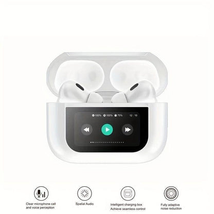 Premium Wireless Earbuds White Fast Charge Long Life