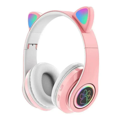 Multicolor Cat Earheadphones with LED Lights