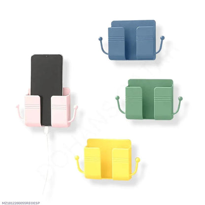 Mobile Phone Holder Multicolor Plastic Wall Mount